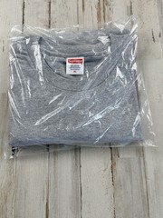 Supreme Hard Tee Graphic Heather Grey Men’s Cotton Short Sleeve T-Shirt Size XL