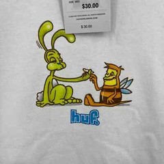 HUF Worldwide T-Shirt Men’s Size M White Best Friends Graphic Logo New NWT