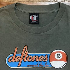 Vintage 90s Deftones Shirt Size Large Band Tour Nu Metal Rap Rock Around The Fur