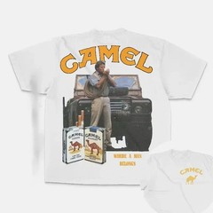 Camel T-shirt T-shirt short sleeve casual men men men smokercross streetwear