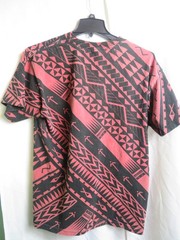 Vintage Shaka Active Tribal Print Black & Red XL T-shirt