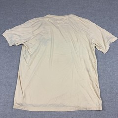 Johnnie-O Shirt Mens XL Beige Pocket Tagless Crewneck Cotton Jersey Surf Tee