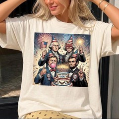 USA 250th Birthday Shirt Patriotic Sestercentennial July 4th Gift Tee