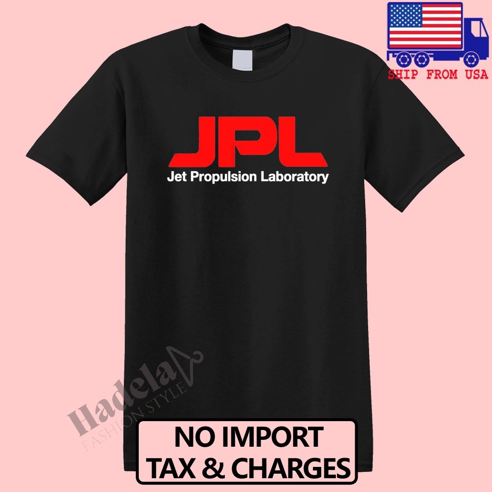 Jet Propulsion Laboratory JPL Men’s Black Size S-5XL