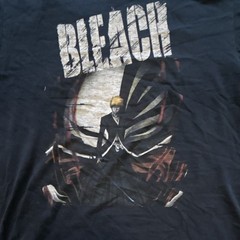 Mighty Fine Bleach Ichigo Kurosaki Men’s L Black Cotton Graphic Tee