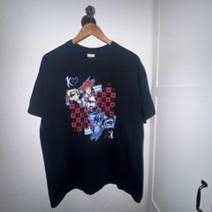 Vintage KINGDOM HEARTS Disney T Shirt Adult Early 00s Square Enix RARE XL