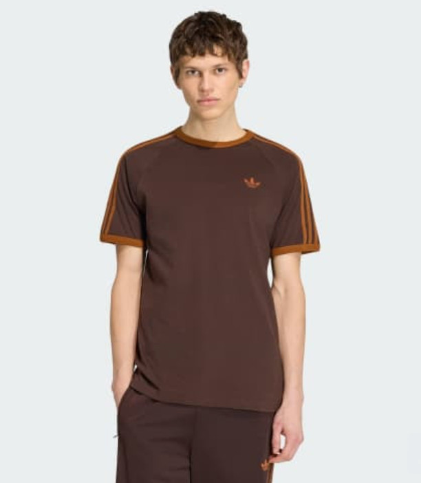 Adidas Aurora Coffee / Dusky Bronze Shirt Large New