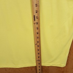 REPRESENT Shirt Mens Large Yellow Crew Cut Off Sleeveless Oversized Tank Tee