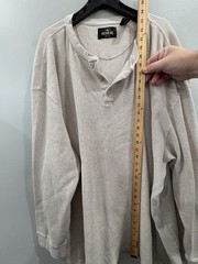 Redhead 5XL Heavyweight Thermal Henley Waffle Knit 100% Cotton Long John Shirt