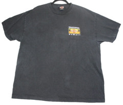 Vintage Harley Davidson Eagle Pacific Sunset Hawaii Black T-Shirt Size 2XL XXL