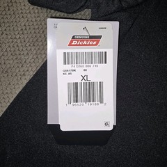 Dickies Black Xtralarge Mens Performance Tee Regular Fit