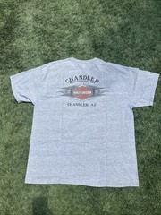 VTG 2007 Harley Davidson T Shirt H-D Chandler Arizona R.K. Stratman XL Men Gray.