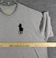 Polo Ralph Lauren Mens 2XB Big Pony Gray T-Shirt Short Sleeve Crew Neck