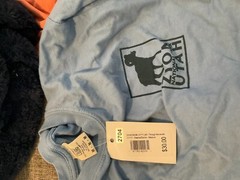 Comfort Colors Men’s Zion National Park T-Shirt M Washed Denim Through The Woods