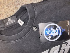 Hellstar Black Graphic Logo T-Shirt Cotton Jersey Crew Neck Short Sleeve Size M