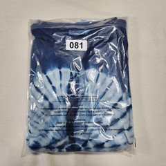 Tie Dye Shirt, Tony Brown, Large, Blue, Front Back and Shoulder Graphics