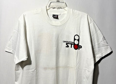 Vintage 80s Burlington Northern Train Railroad T-Shirt Mens L Single Stitch USA
