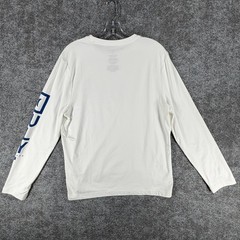 Hurley Sunny Side Hybrid Stretch Sun Shirt Mens S White UPF 50 Comfort Quick Dry