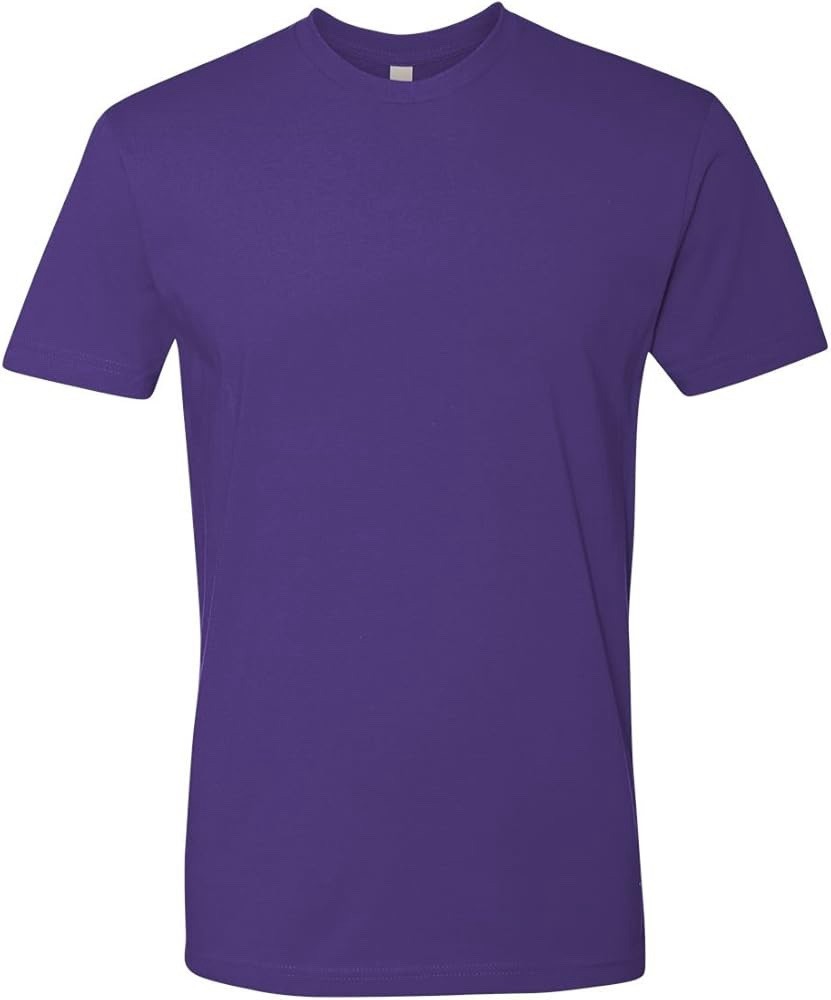 Next Level Mens CVC Crew Neck Short Sleeve Solid Cotton/Poly T-Shirt 6210 XL