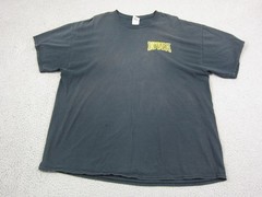 Vintage Iowa Sportsman Shirt 2XL XXL Black Deer Hunting Graphic Outdoors Classic