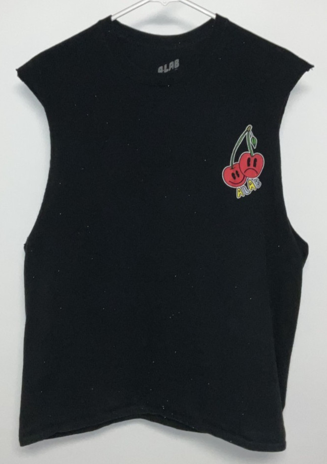Alab Cuttoff Muscle Shirt Men’s Large Black