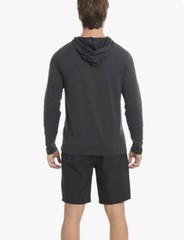 Hurley Hoodie Mens Small S Gray Long Sleeve Shirt Athleisure Poly Spandex Blend