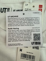 Uniqlo UT Archive American Art Graphic Short Sleeve Crew Neck TShirt White M NWT