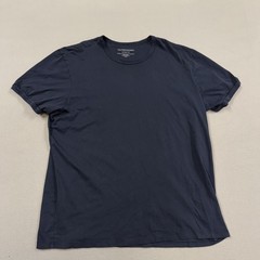 Outerknown Shirt Mens XL Blue Sojourn Tee Organic Pima Cotton Crew Peru