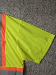 Kishigo High Performance Shirt Men’s 4XL Yellow Hi-Vis PPE Reflective 9120