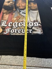 Shaka Wear Super Max Heavy Legends Forever T Shirt Mens 2XL Black Rap Tee XXL