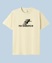 UNISEX MEN WOMENS TEE TSHIRT NO BALANCE FALL OVER RUNING GIFT EXERCISE OUTDOORS