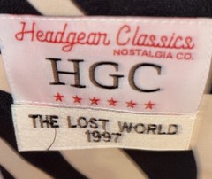 JURASSIC PARK THE LOST WORLD 1997 BASKETBALL JERSEY BY HEADGEAR CLASSICS SZ M
