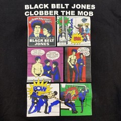 Y2K Sky Cyberwear Black Belt Jones Clobber the Mob Black XL TShirt