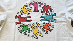 KEITH HARING Licensed T-Shirts NEW XS,S, M, L, XL, XXL PRINT ON BOTH SIDES NWT