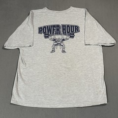 Gym Weight Lifting Power House Lift Team Alabama Vtg Jerzees T Shirt XL