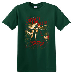 Prepare for Glory Spartan Warrior T Shirt 300 Film Inspired Tee