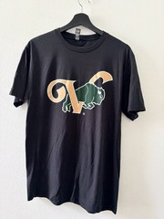 District Perfect Tri Tee Men’s Medium Black Graphic T-Shirt Buffalo GV Logo