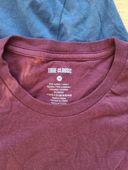 Lot of 6 True Classic LONG SLEEVE Shirts Men’s Size Medium Crew Neck Henley GUC!