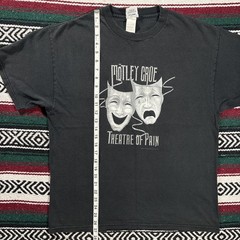 Vintage Motley Crue Theatre of Pain Tour T Shirt Mens L 2005 Black