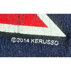 Kerusso Men Navy Blue Courage In The Fire Joshua 1:9 Firefighter T-Shirt Medium