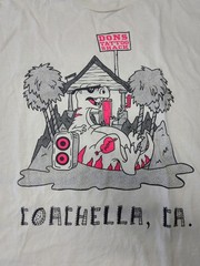 Don’s Tattoo Shack T Shirt Mens 3XL Coachella CA Tattoo Shop Dinosaur Graphic