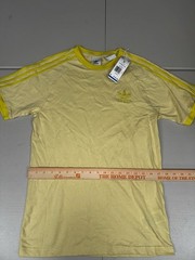ADIDAS 3-Stripes California Tee Originals Powder Yellow JN7021 Pick Size NWT