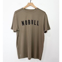 NOBULL Men’s Tee Ultrasoft Workout Tee Shirt Short Sleeves Brown Neutral Large