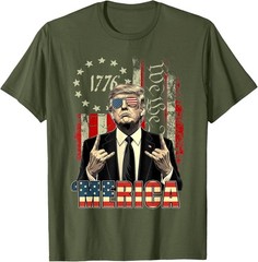 Merica 250 American Years 1776 2026 Trump 250th Anniversary T-Shirt