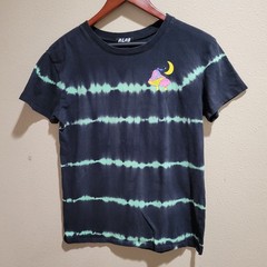 ALAB Mushroom Psychedelic Tie Dye Graphic T-shirt Take A Trip Men Medium Black