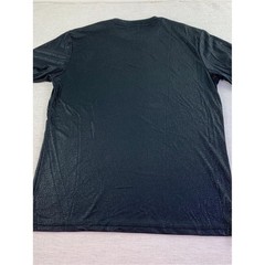 Marvel Black Short Sleeve Tee with Smoky Punisher Skull shiny textured fabric