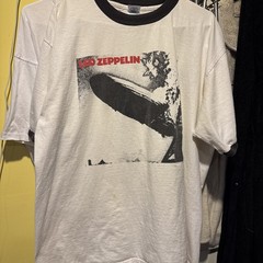 Vtg 2003 LED ZEPPELIN Blimp Tshirt Myth Gem Ltd Rock & Roll Concert Sz XL