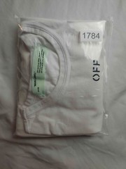 Off-White Temperature Fire Line Do Not Cross T-Shirt Men Medium Urban Streetwear