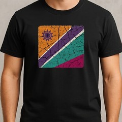 Mens Namibia Motif Cotton T-Shirt Size S to 5XL