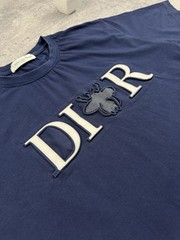 Christian Dior Homme Bee Applique Navy T-Shirt